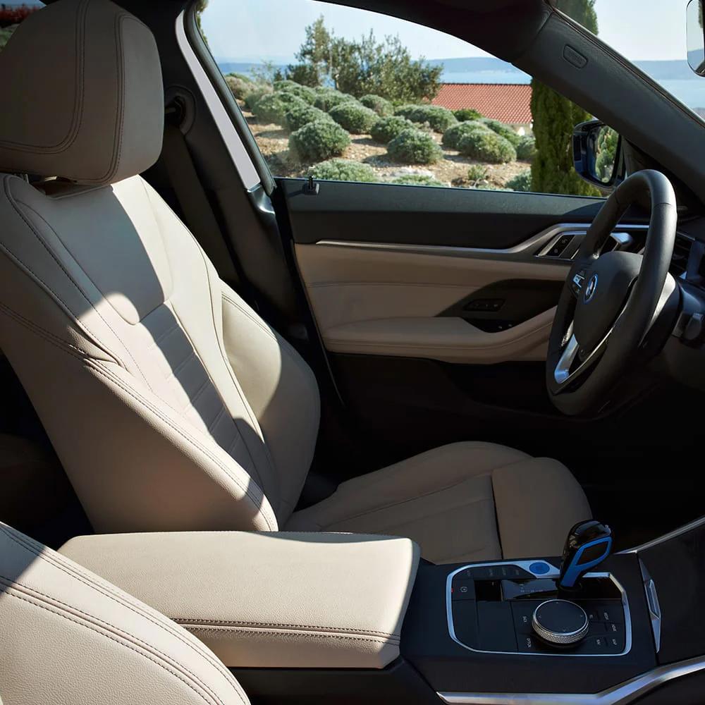 interior view of BMW i4