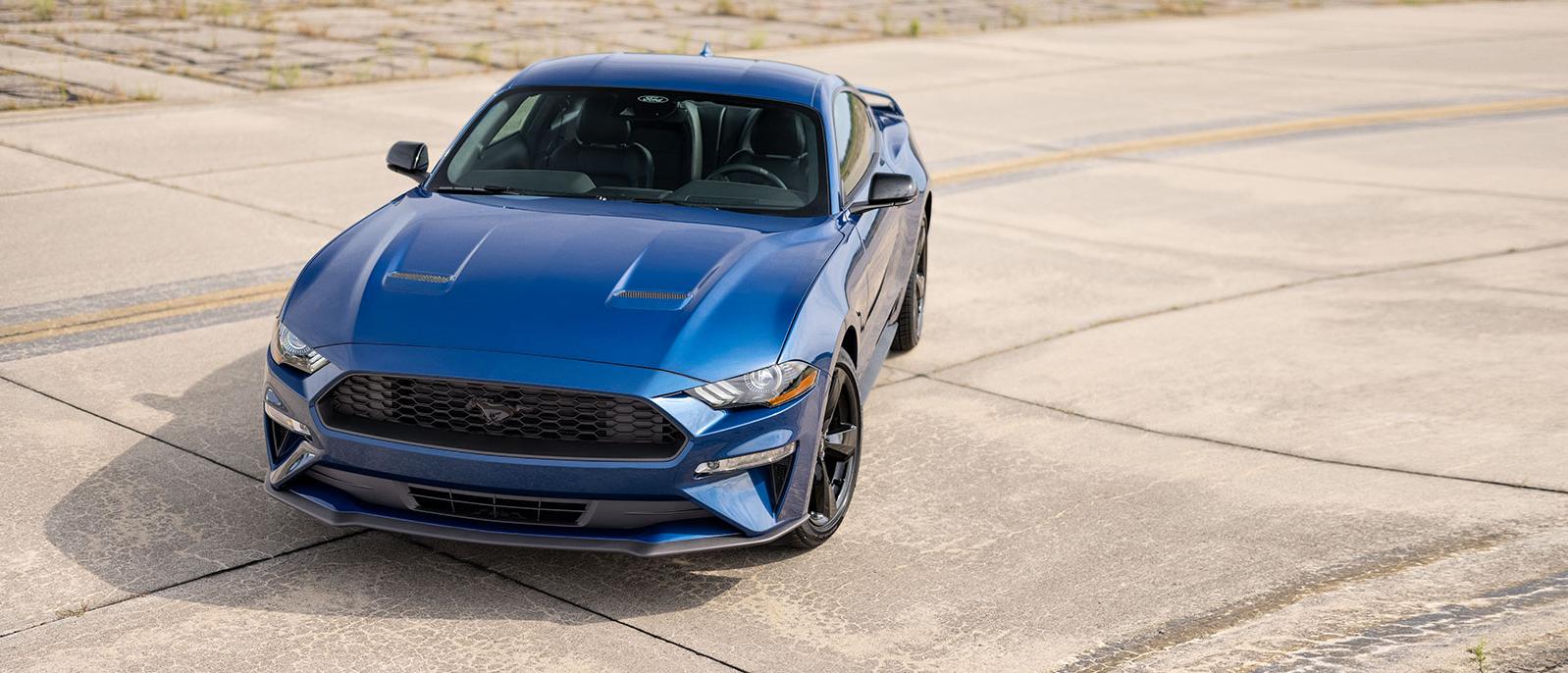 2022 blue Ford Mustang 2022 blue Ford Mustang