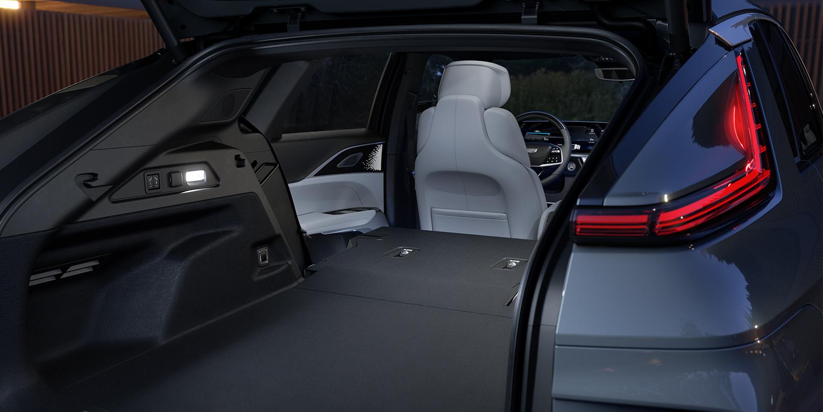 2023 Cadillac Lyriq cargo area