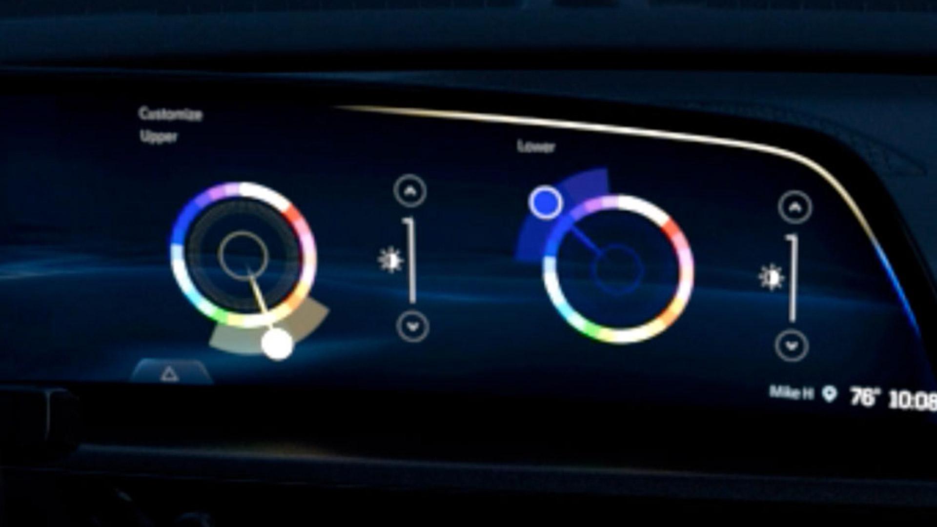 2023 Cadillac Lyriq Ambient Lighting Interior