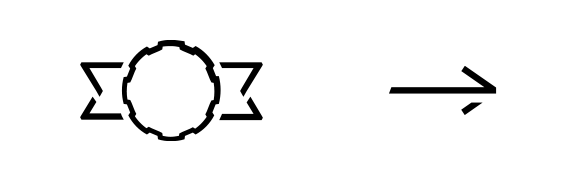 Warranty Ribbon Icon with arrow