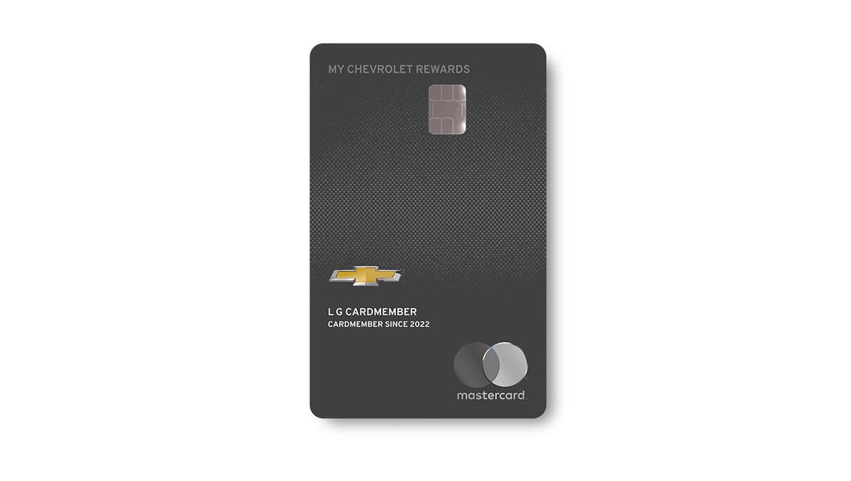 Chevrolet Reward Card