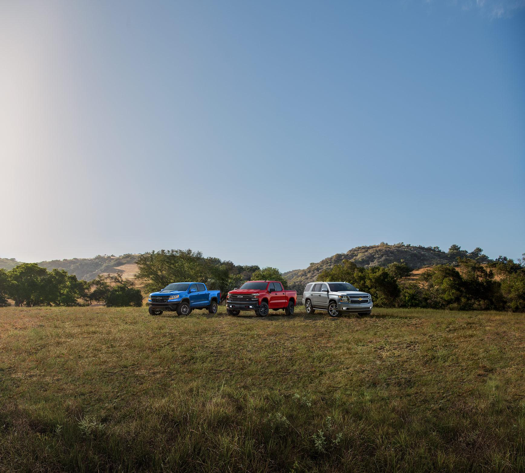 2020 Chevrolet Colorado Silverado 1500 Tahoe Lineup