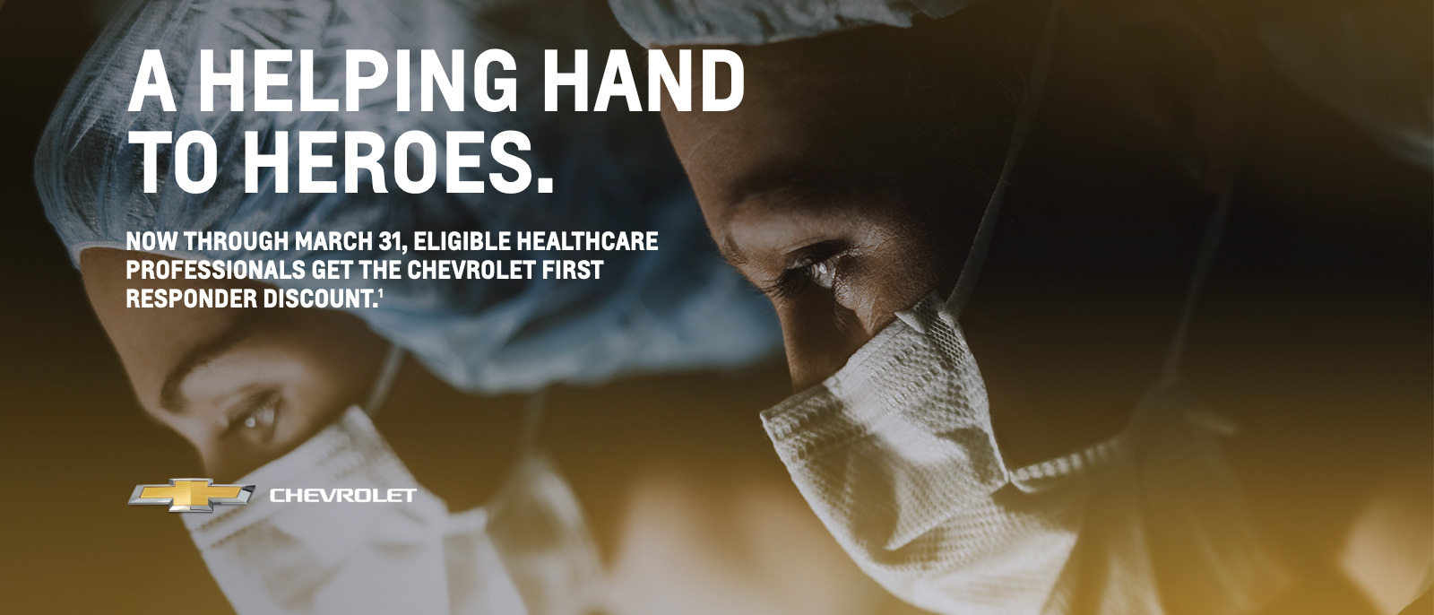 Health Care Providers Now Eligible For Chevrolet First Responder Discount