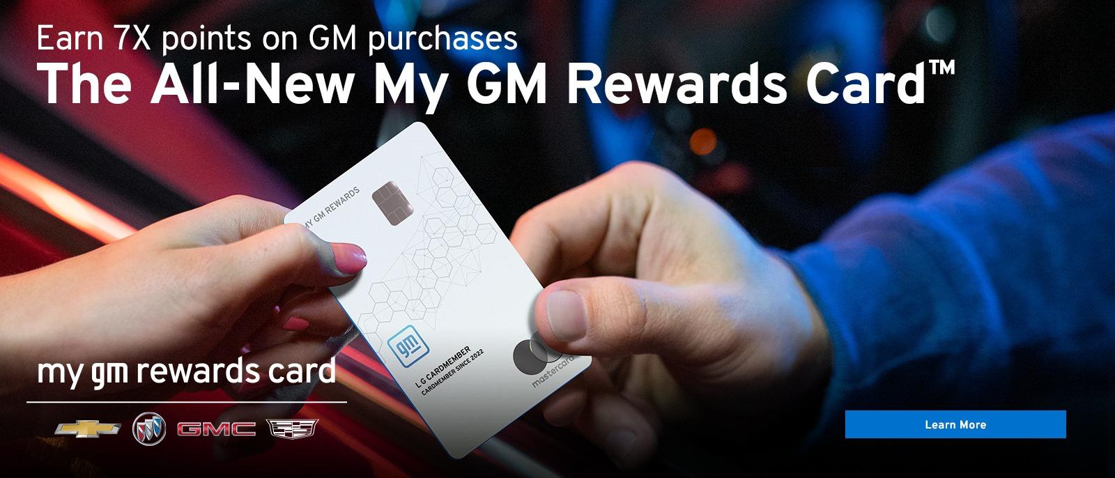 Earn 7X points on GM purchases