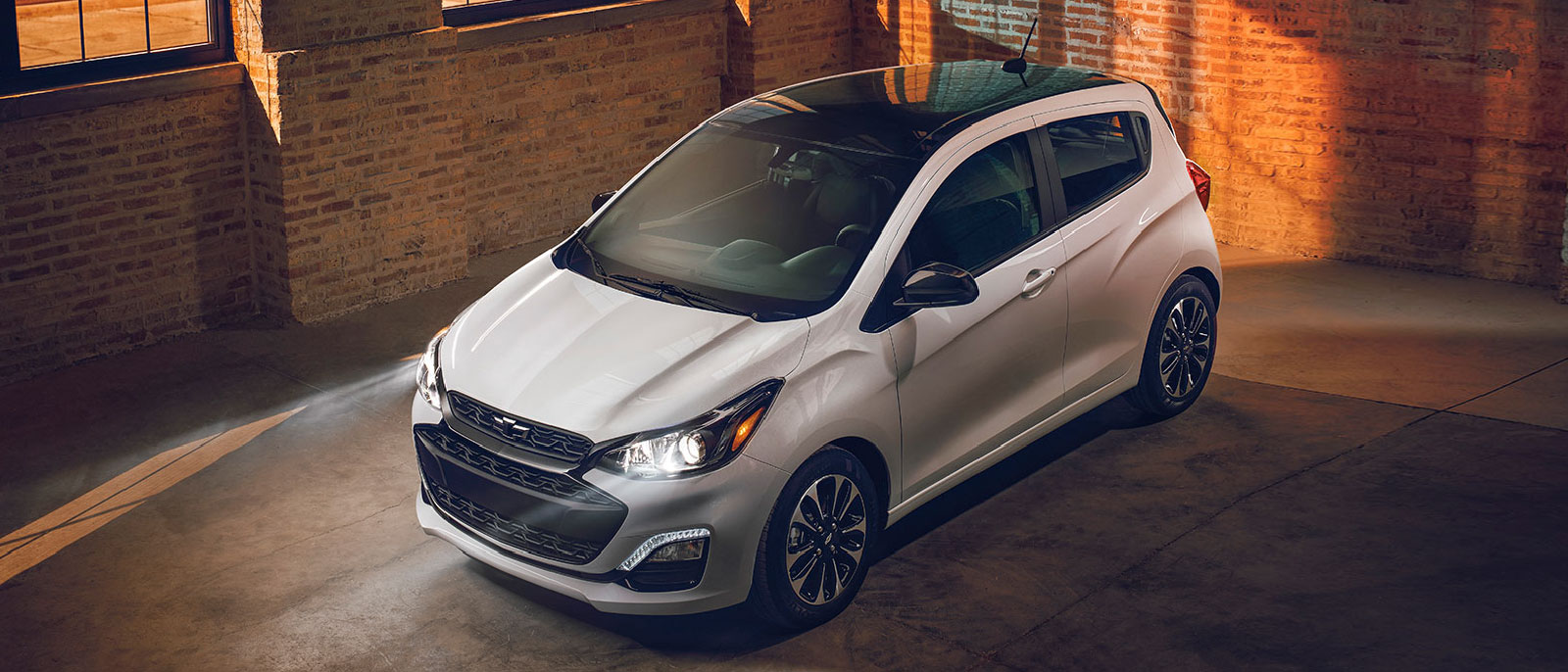 2021 Spark parked in a warehouse