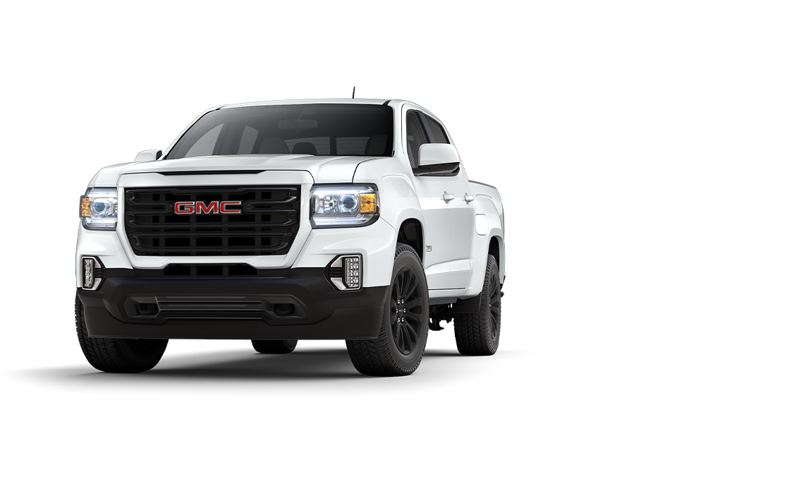 2021 GMC Canyon Crew Cab Standard Bed Elevation Summit White