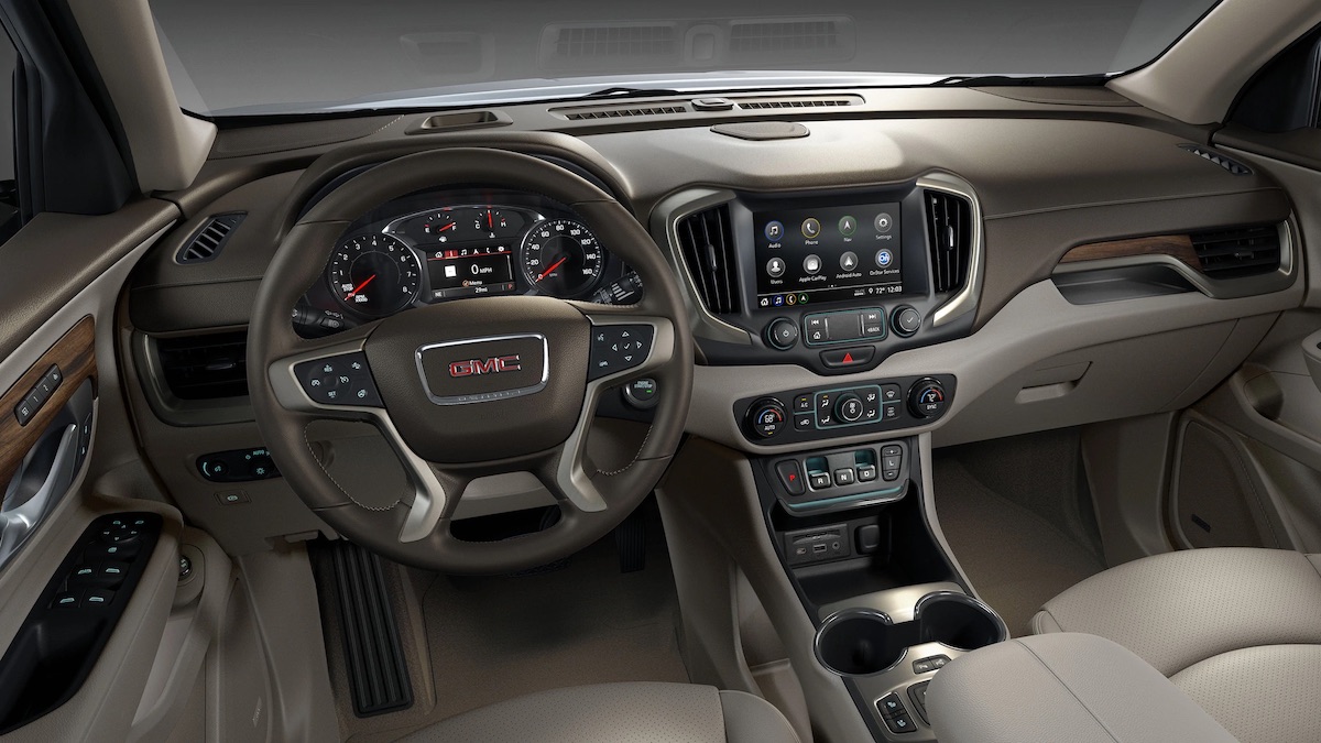 2020 GMC Terrain Denali interior back to front