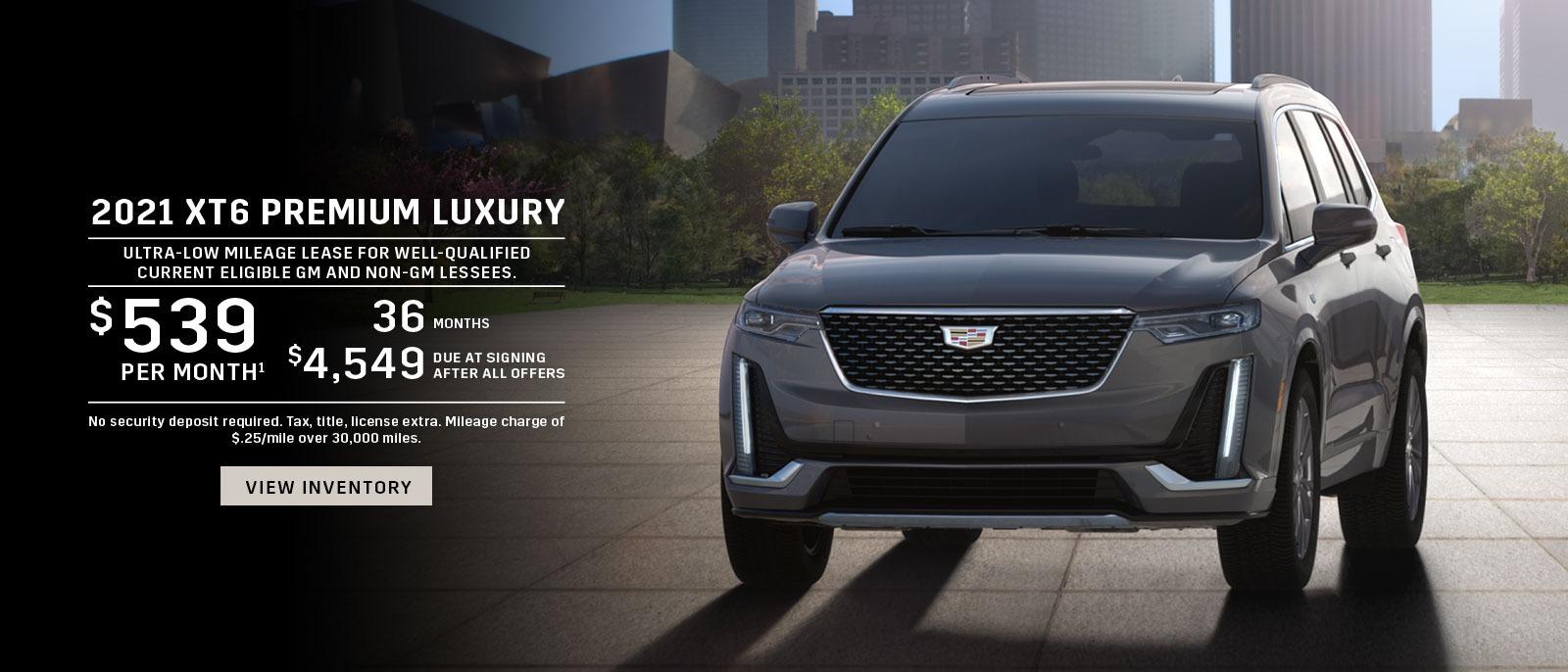 Lease Offer on 2021 Cadillac XT6