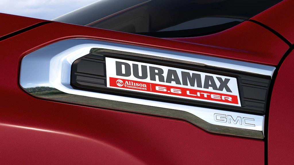 2020 Sierra Heavy Duty Pickup Truck: GMC Duramax 6.6L badge 2020 Sierra Heavy Duty Pickup Truck: GMC Duramax 6.6L badge