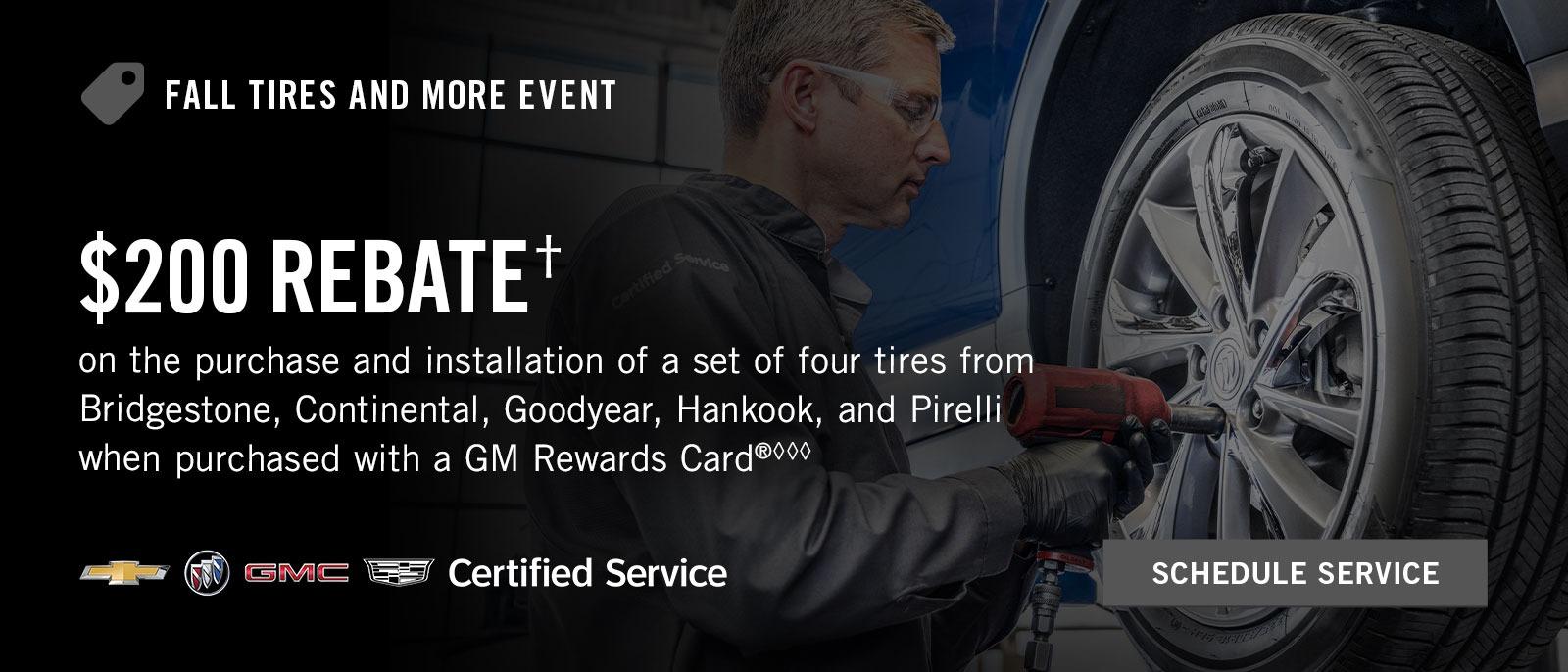 Fall Tire Specials