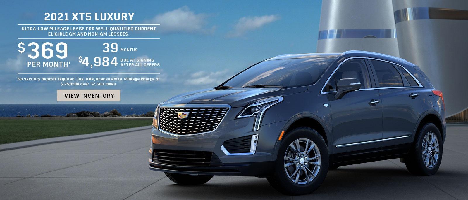 Lease Offer on 2021 Cadillac XT5