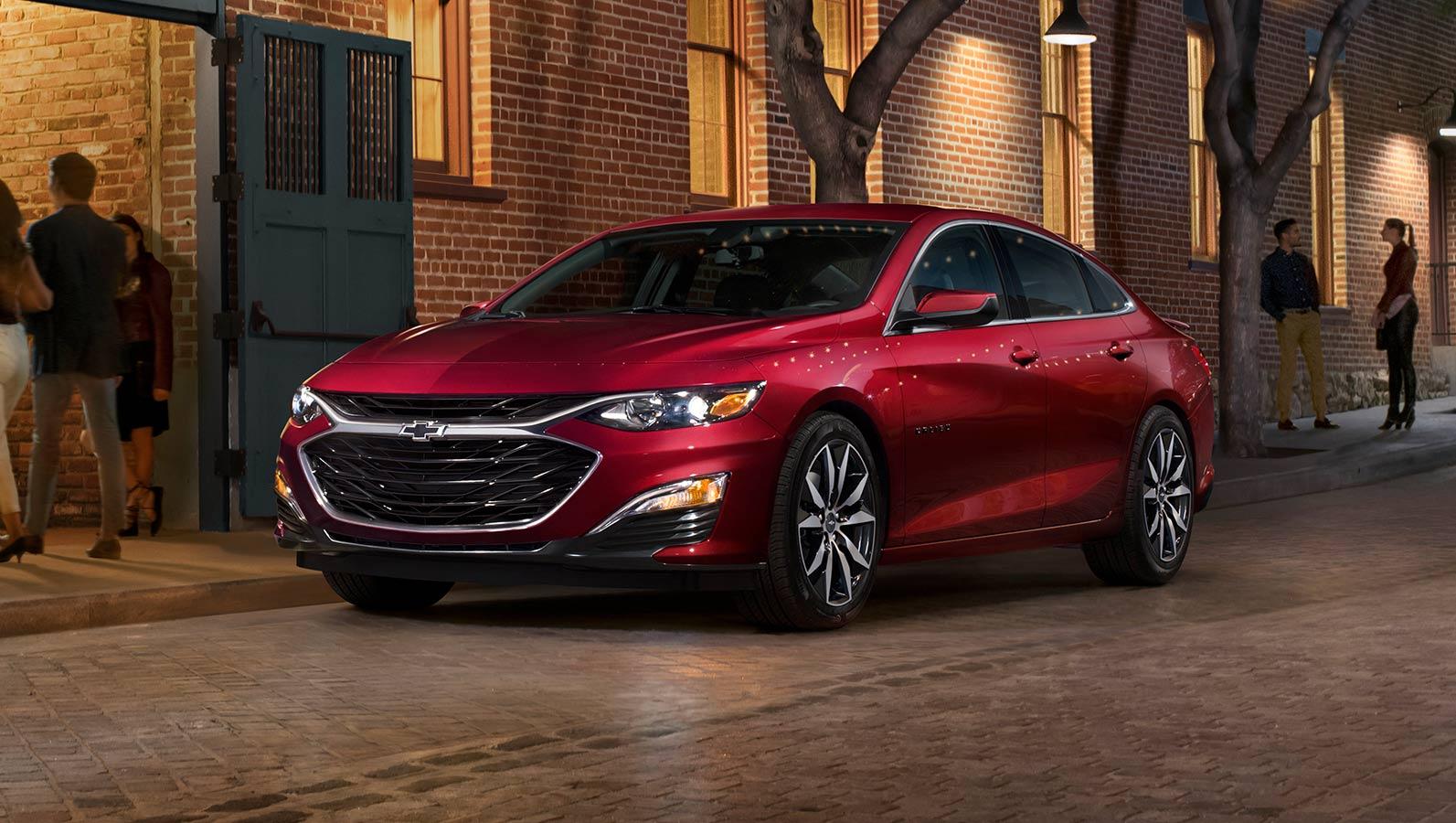 2023 Chevrolet Malibu parked on the road side. 2023 Chevrolet Malibu parked on the road side.