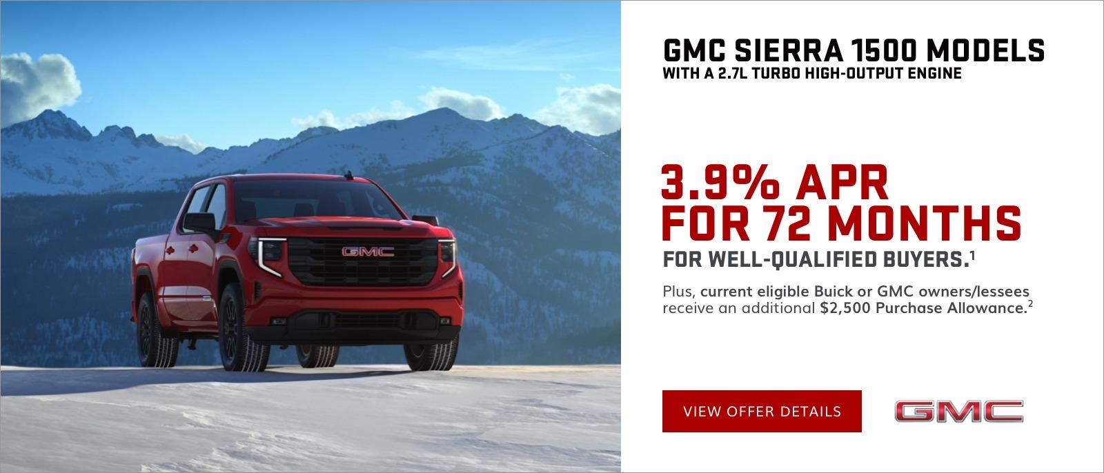GMC SIERRA 1500 MODELS WITH A 2.7L ENGINE