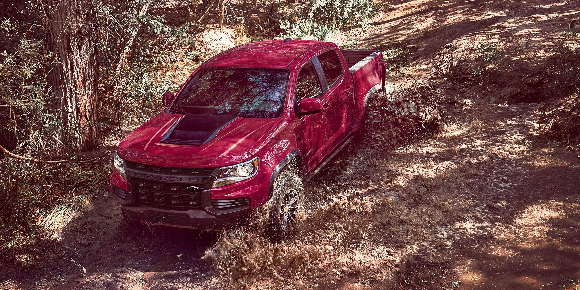 2021 Chevy Colorado off roading