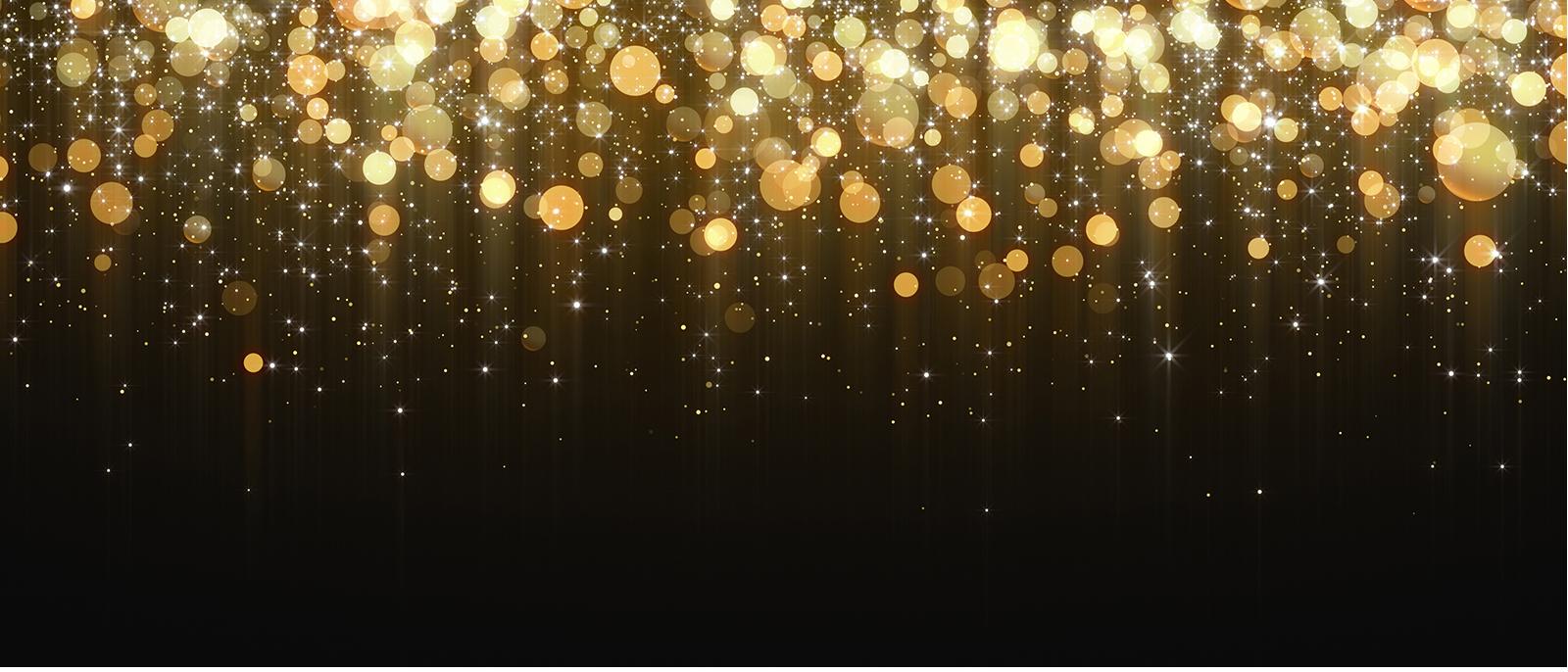 Falling confetti