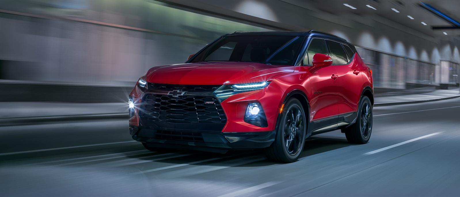 Chevrolet Blazer cruising in the tunnel Chevrolet Blazer cruising in the tunnel