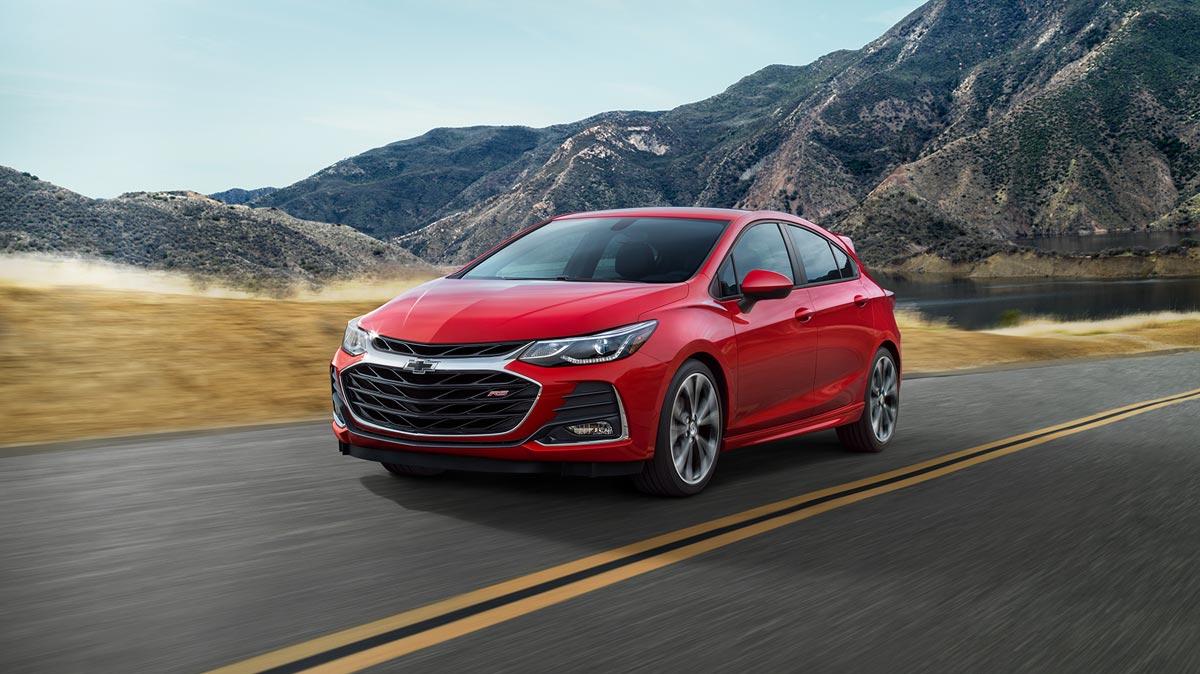 Chevrolet Cruze on a road