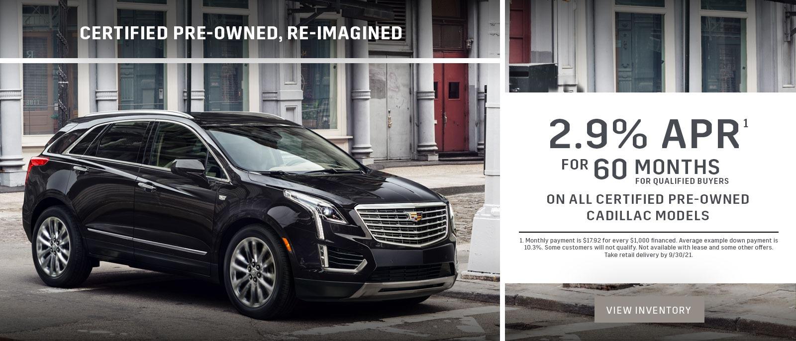APR Offer on Cadillac CPO Vehicles
