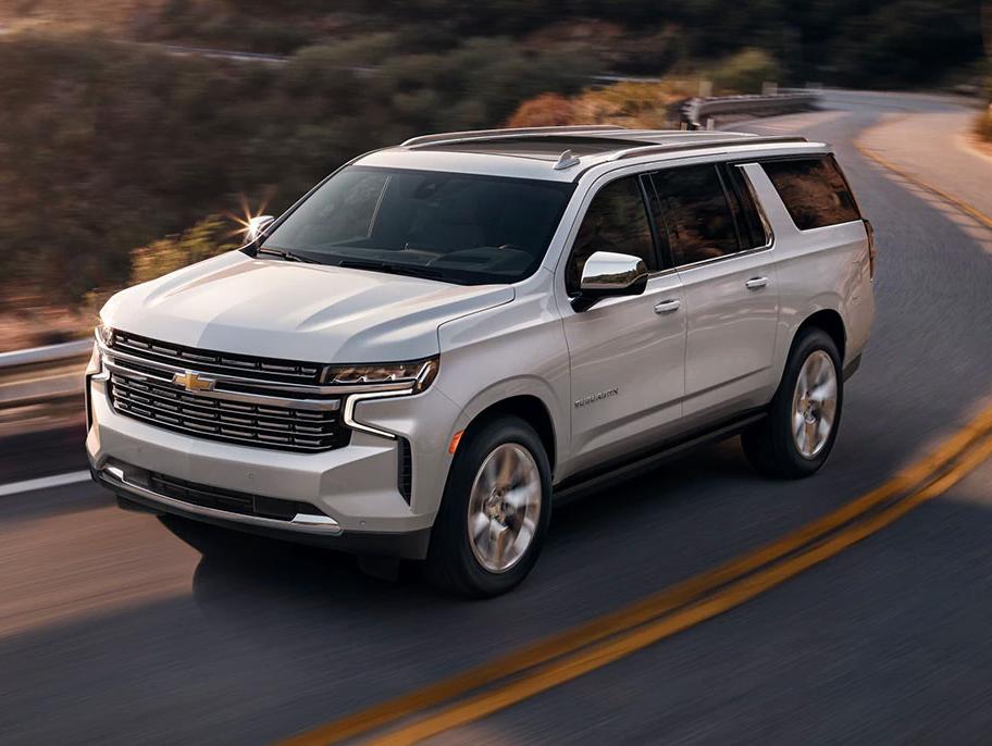 Chevy Suburban on a Highway