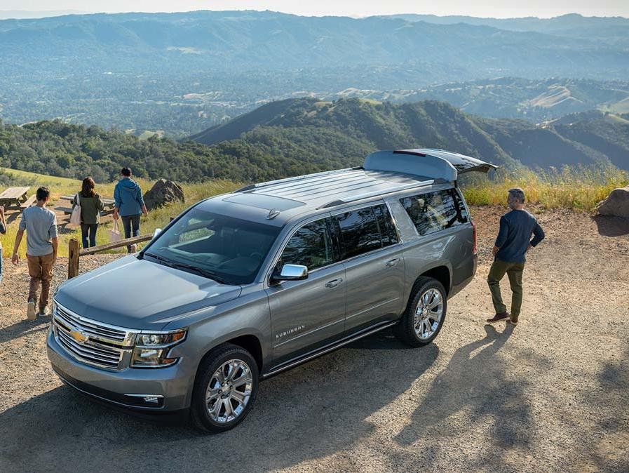 Chevrolet Suburban on hill