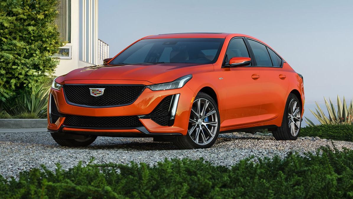 Exterior view of a 2023 Cadillac CT5-V.