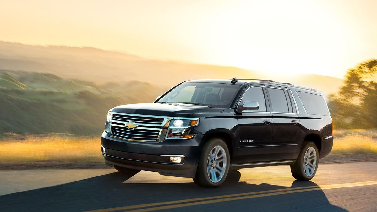 Chevrolet Suburban on hillside