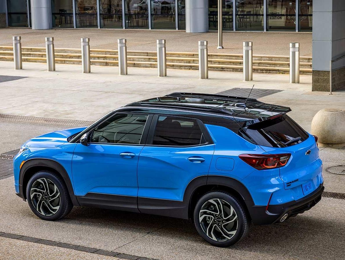 Side view of 2024 Chevrolet Trailblazer. Side view of 2024 Chevrolet Trailblazer.