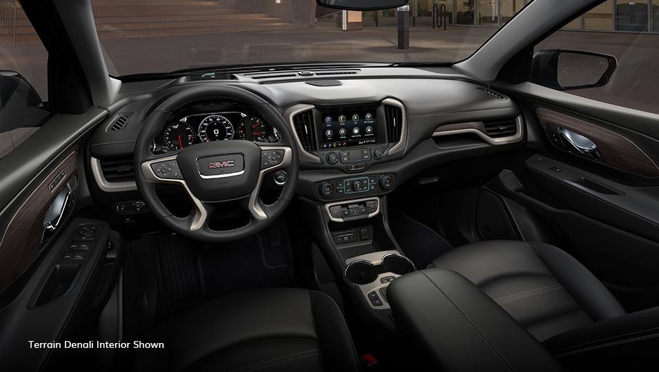 2024 GMC Terrain interior view.