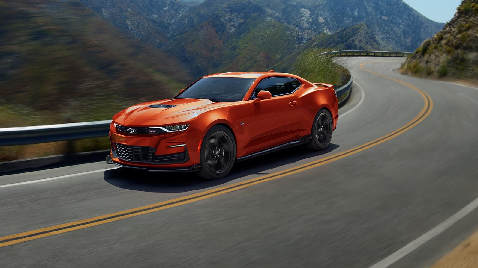 2024 Chevrolet Camaro driving on the road