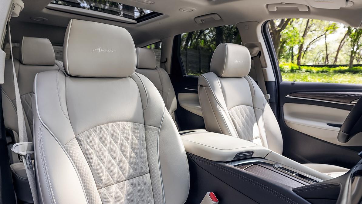 Interior of  2023 Buick Enclave.