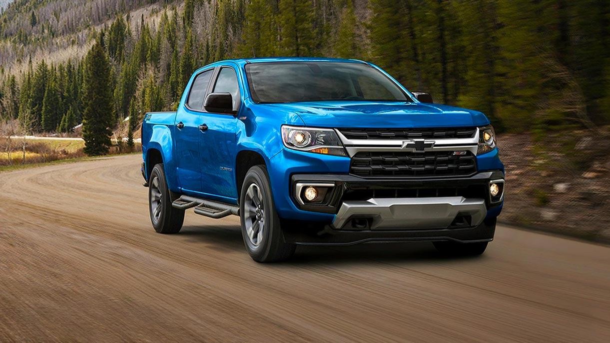 Chevy Colorado on a Mountain Highway