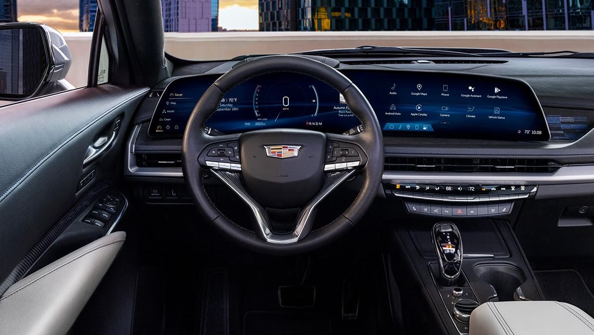 The XT4 Interior Loaded with Driver Friendly Cadillac Technology