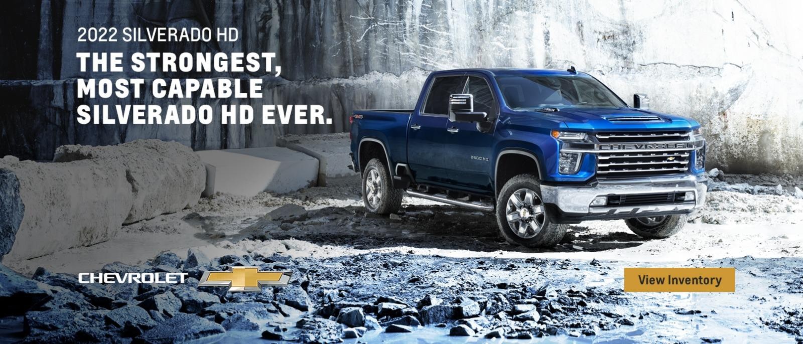 2022 Chevy Silverado HD. The strongest, most capable Silverado HD ever.