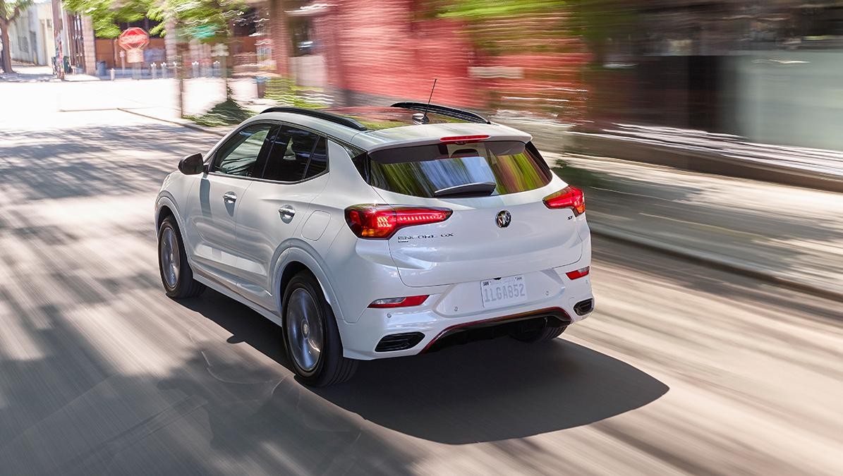 2023 Buick Encore GX cruising on the road.