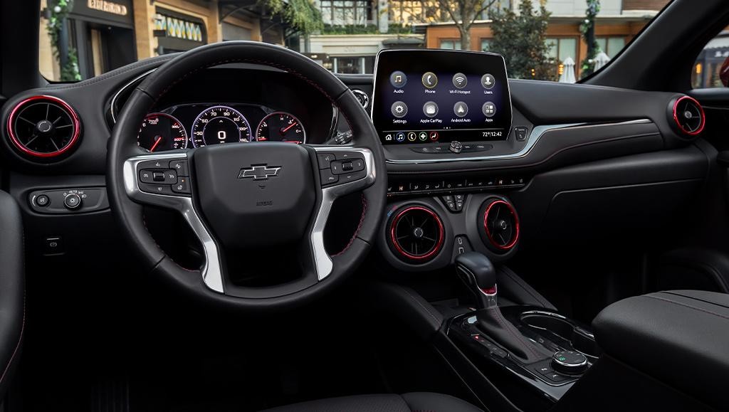 Interior dash of a 2025 Chevrolet Blazer