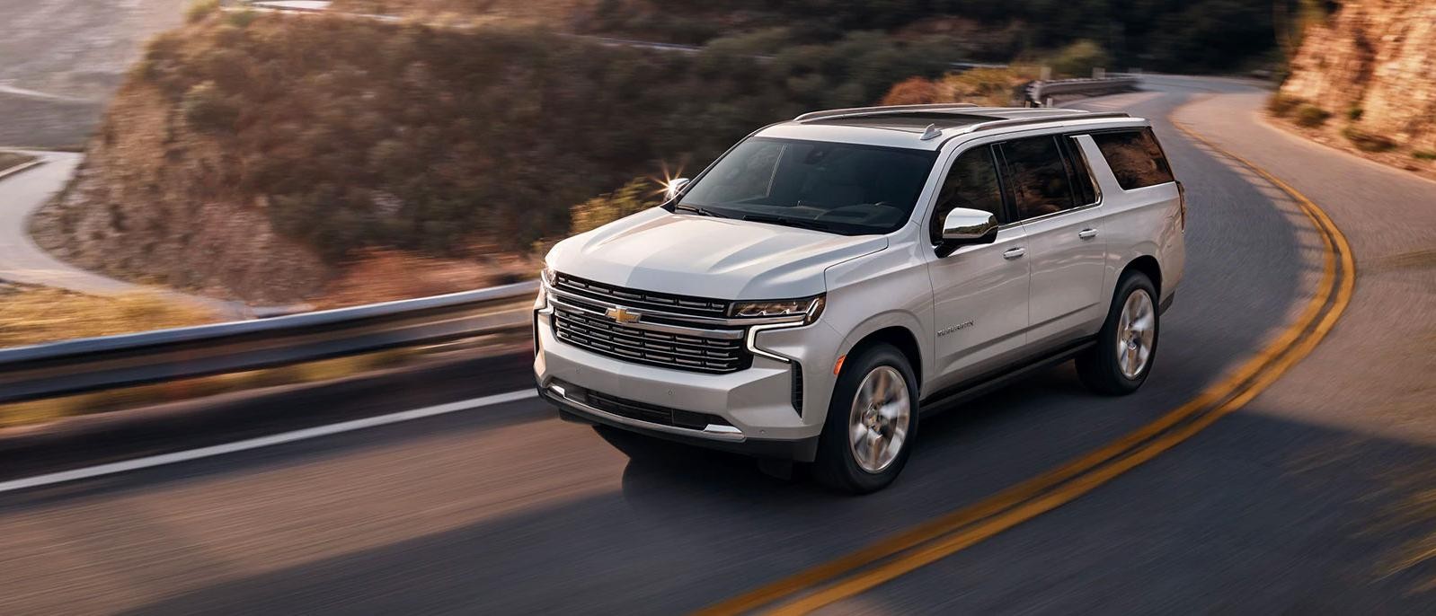 Chevy Suburban on a Highway