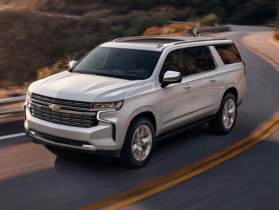 Chevy Suburban on a Highway