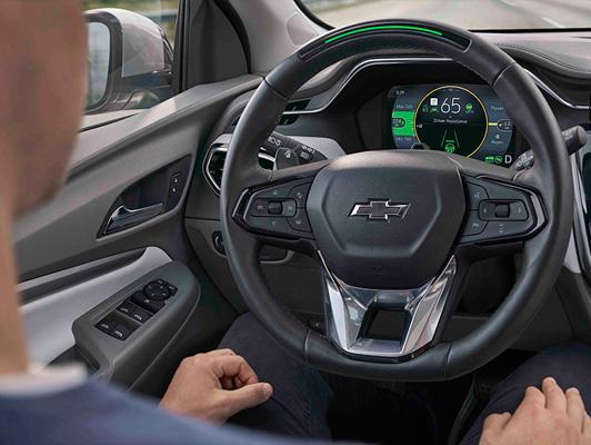 Man with hands off wheel while driving Man with hands off wheel while driving