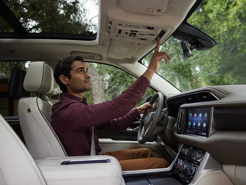 Man using turn by turn nav Man using turn by turn nav