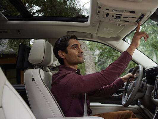 Man using turn by turn nav Man using turn by turn nav