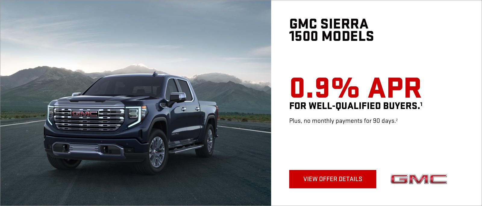 0.9% APR for well-qualified buyers.1
PLUS, NO MONTHLY PAYMENTS FOR 90 DAYS. 2
