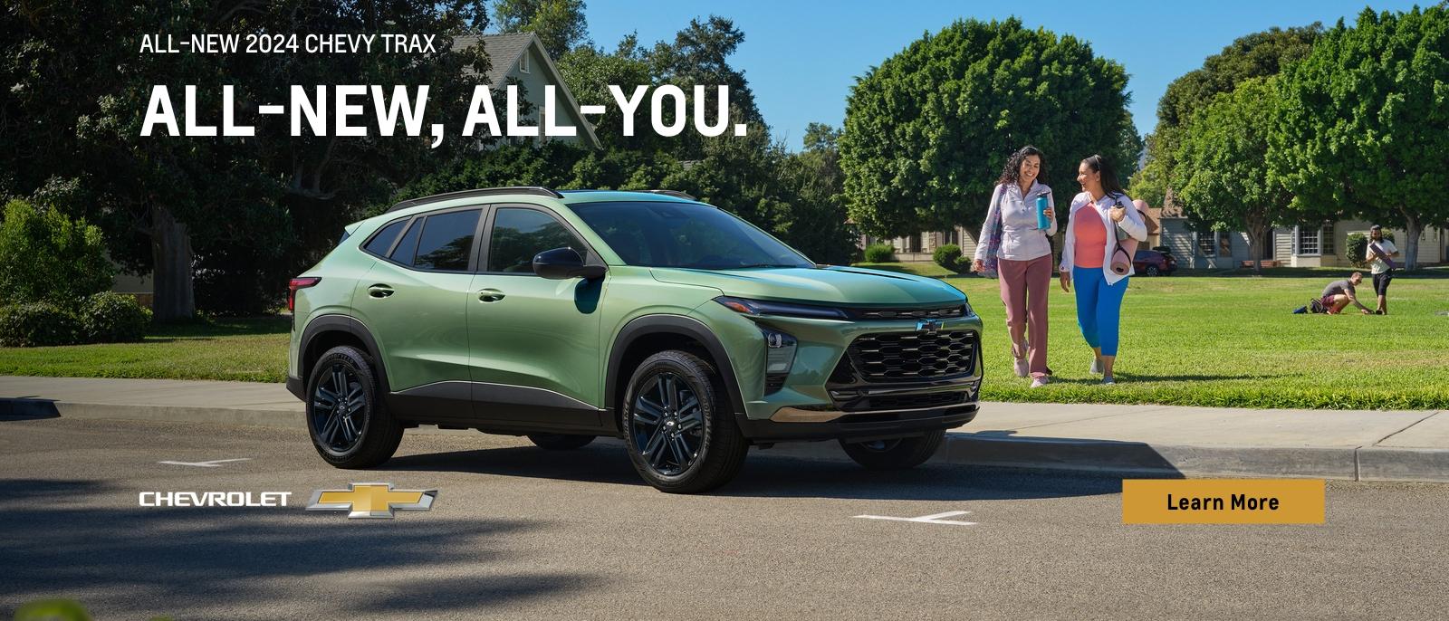 All-new 2024 Chevy Trax. All-new, all you.