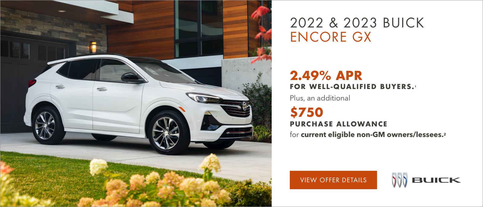 2.49% APR FOR WELL-QUALIFIED BUYERS.1
Plus, an additional $750 PURCHASE ALLOWANCE for current eligible non-GM owners/lessees.2
