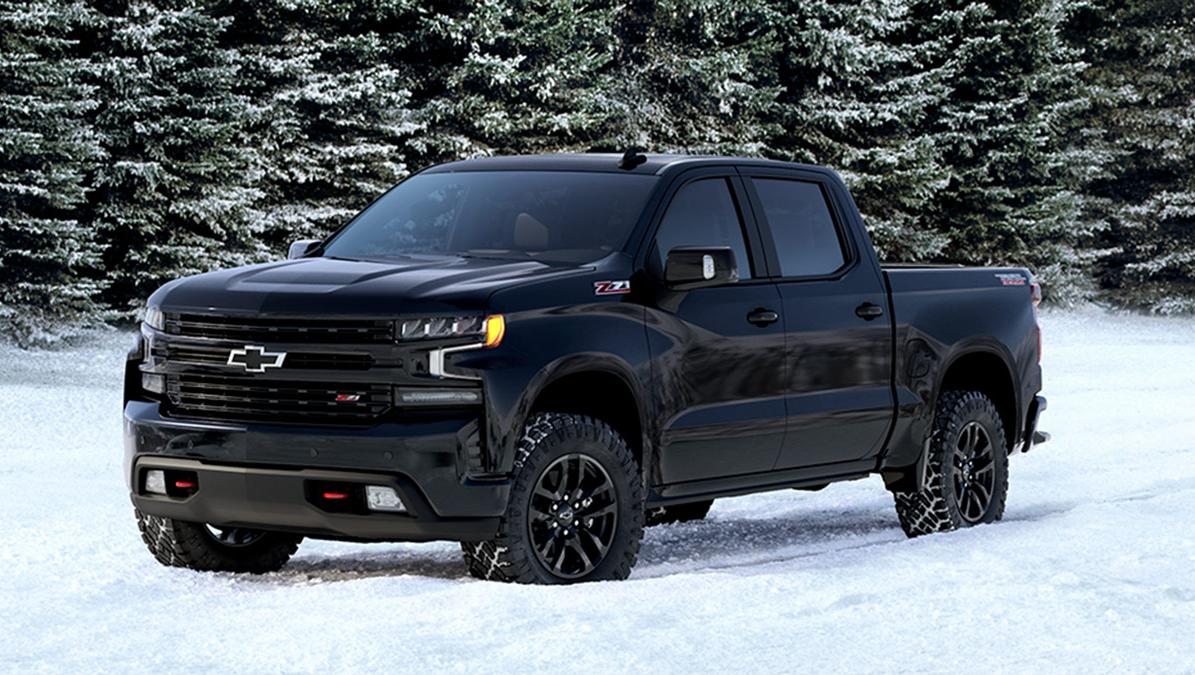 Chevrolet Silverado 1500 Crew Cab on snow