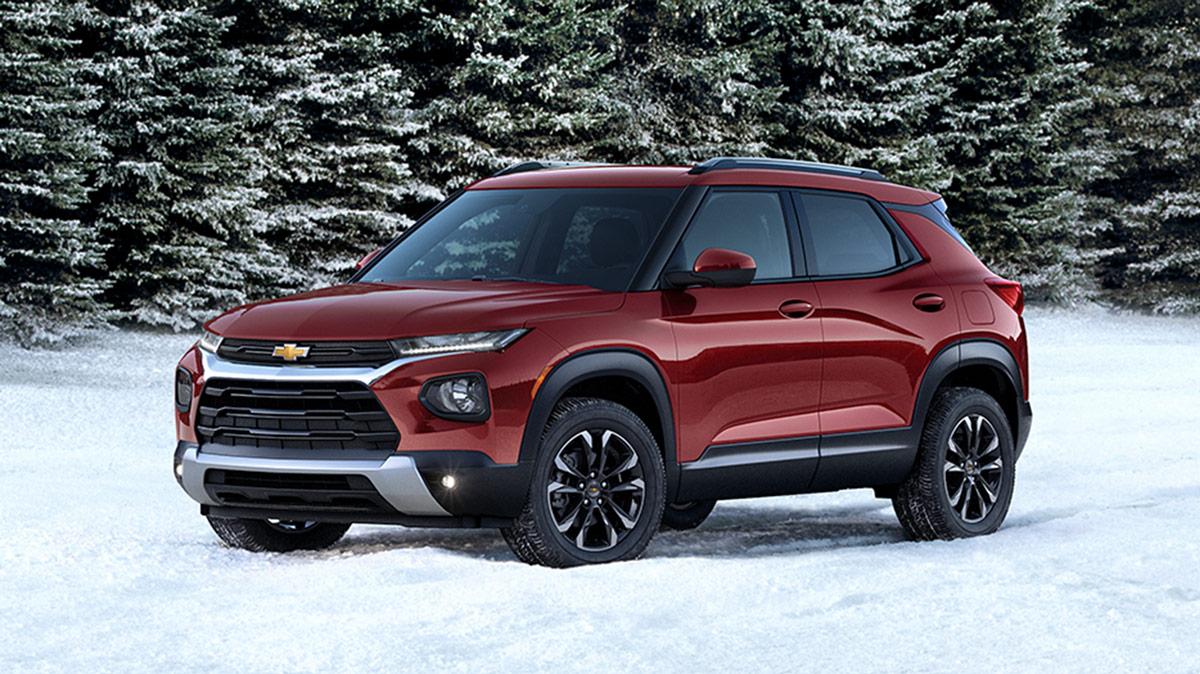 Chevy Trailblazer in snow
