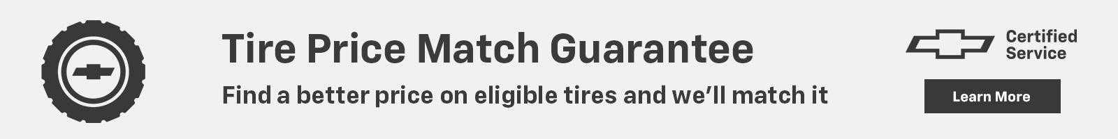 TIRE PRICE MATCH GUARANTEE