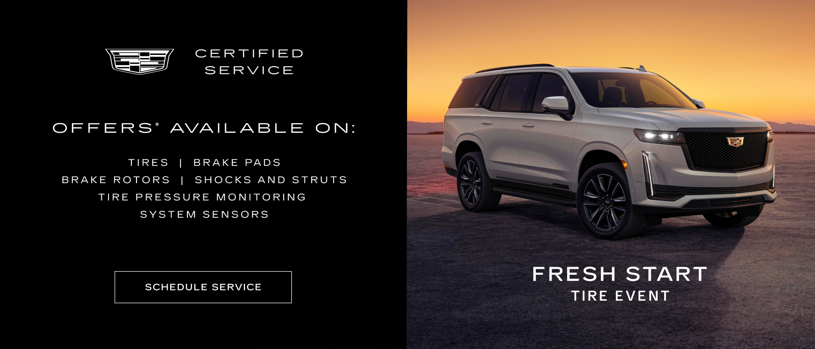 Offers available on tires and more