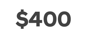 $400 Bonus towards purchase or lease