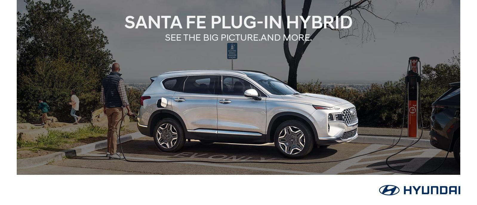 2023 Hyundai Santa Fe Plug-In Hybrid⁠ parked 